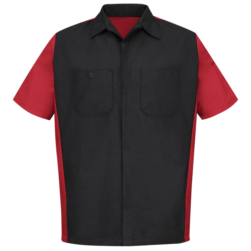 Men's Short Sleeve Two-Tone Crew Shirt image number 1