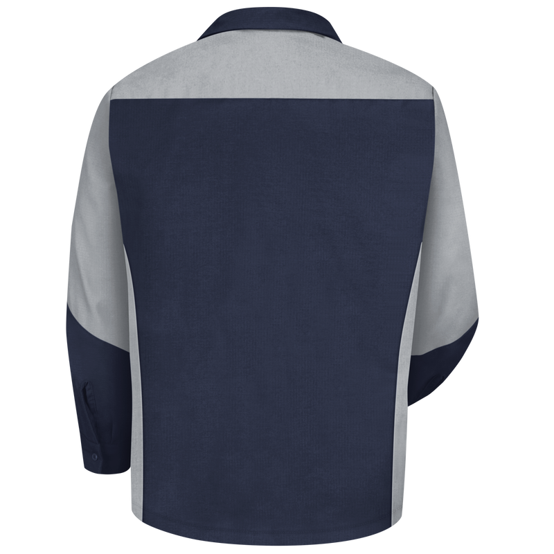 Men's Long Sleeve Two-Tone Crew Shirt image number 1