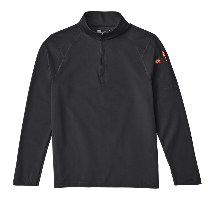 Men's Performance Quarter Zip Cadet Collar Pullover image number 5