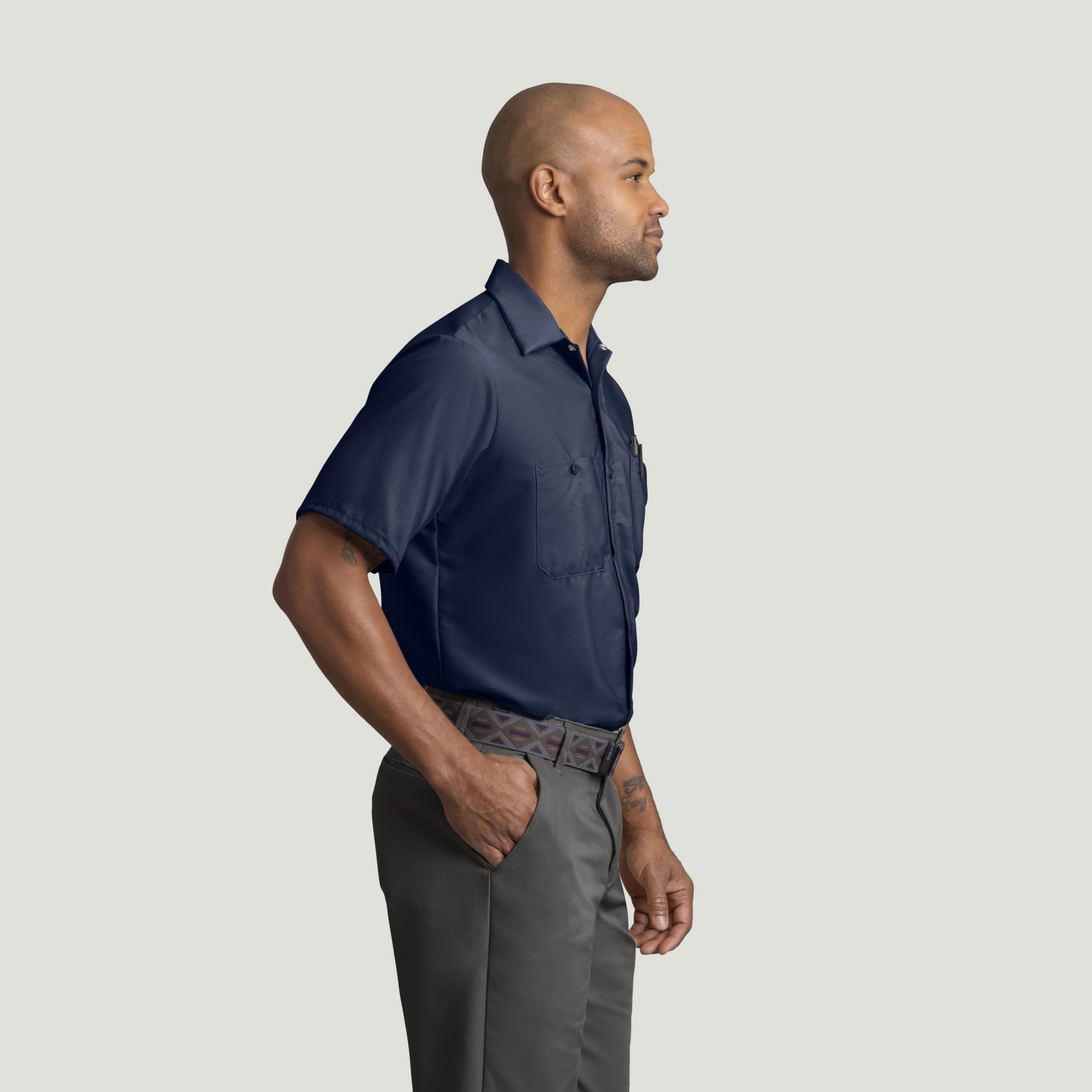 Men's Short Sleeve Industrial Work Shirt | Red Kap Men's Short Sleeve Industrial Work Shirt | Red Kap