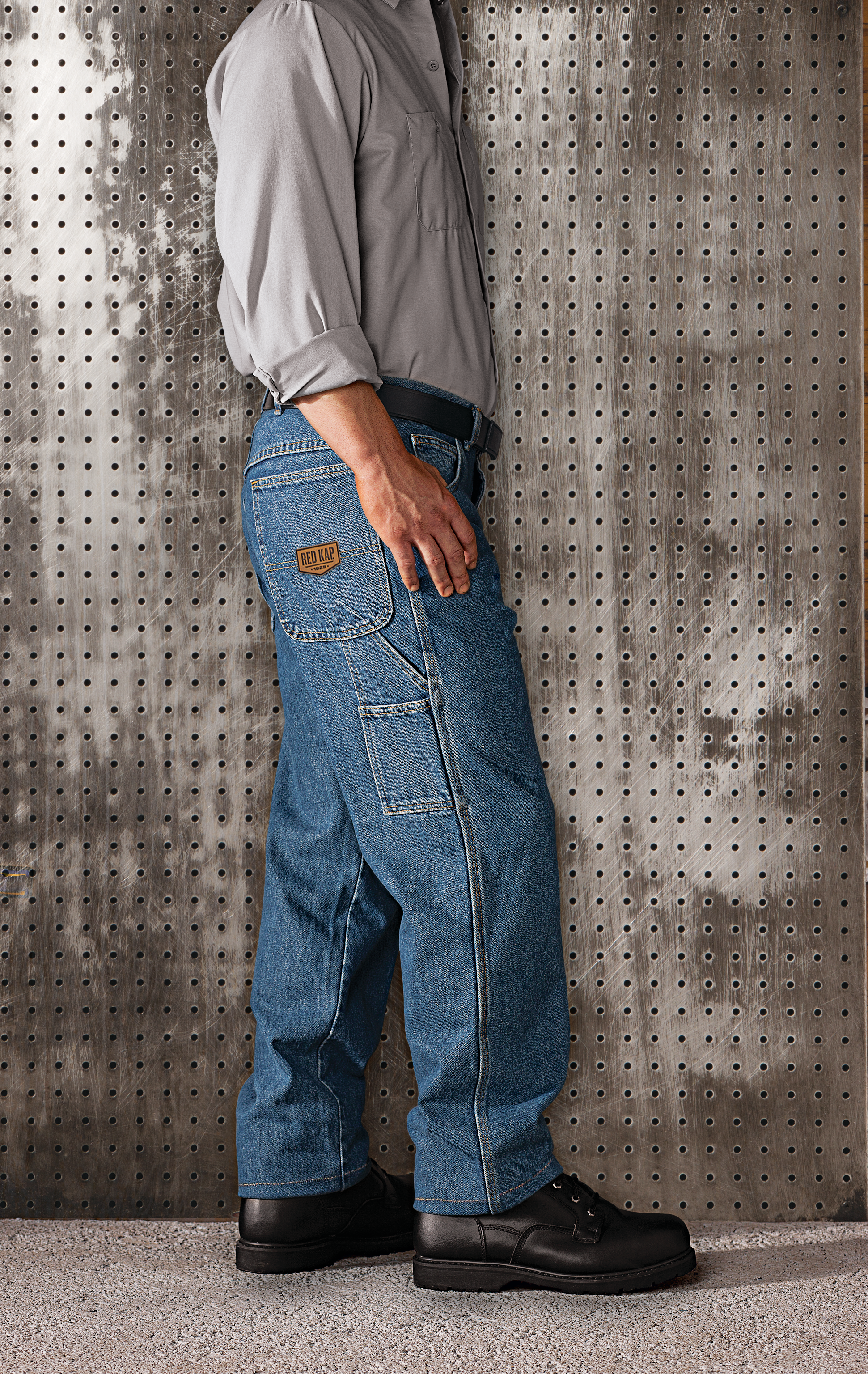 Men's red kap carpenter jeans outlet