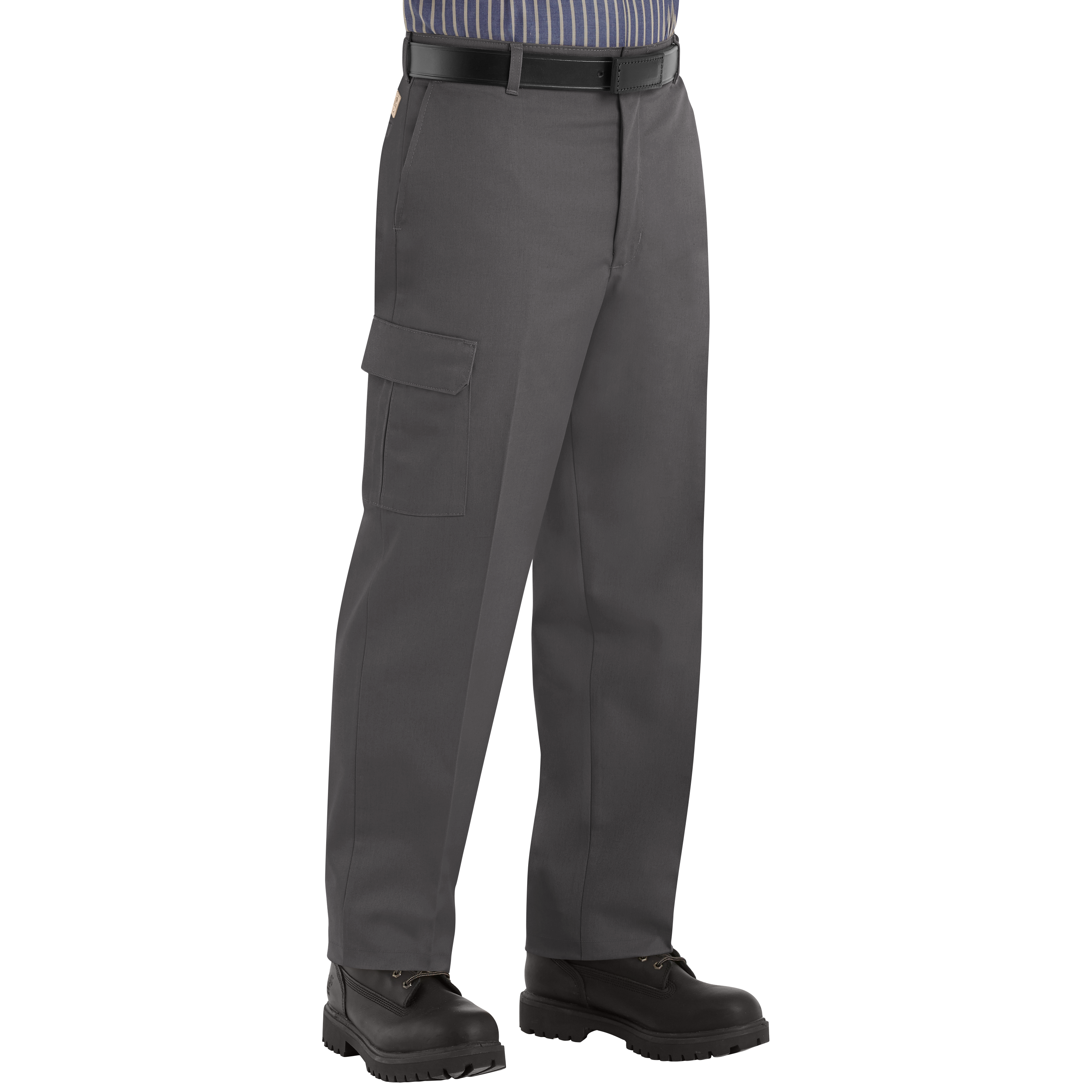 Professional Strong Heavy Duty Cargo Work Trousers Graphite Grey Black 