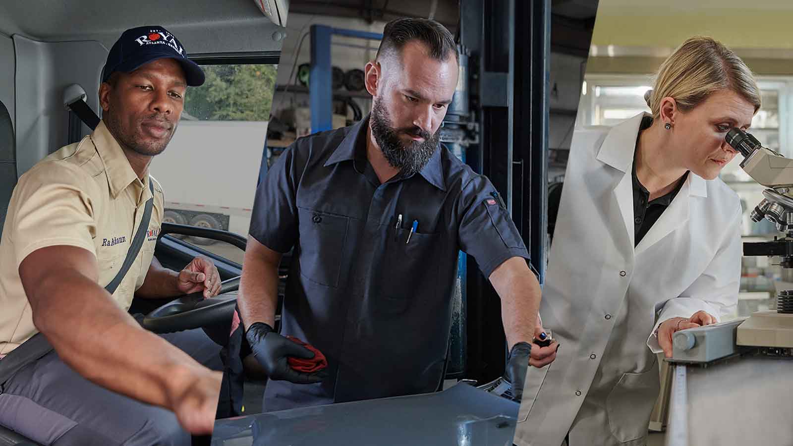Red Kap Mechanic Technician Uniform Mens Work Shirts Automotive Dealership